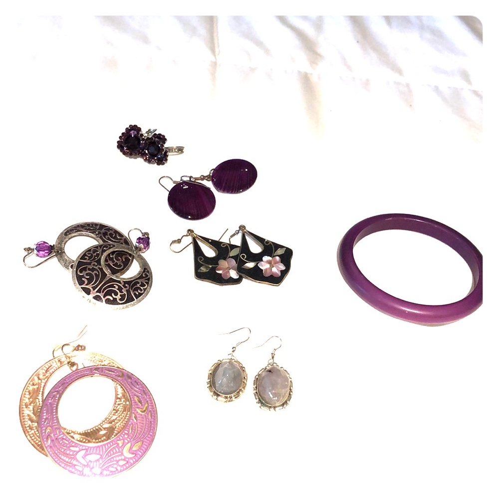 Bundle of Earrings and Bracelet